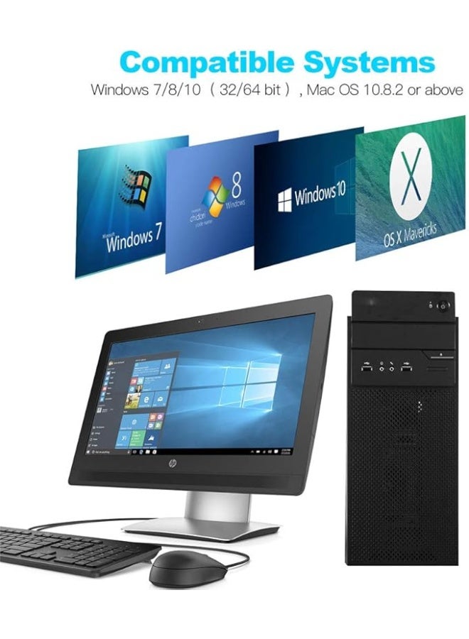 PCI-E to USB 3.0 Expansion Card with 7 Ports – 2 USB-C and 5 USB-A, Internal USB Hub for Desktop PC - Image 2